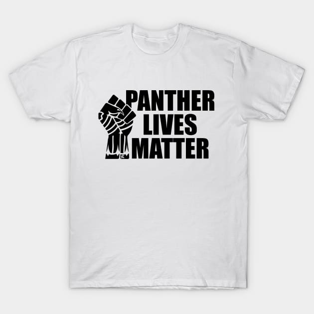 Panther Lives Matter [Black Edition] T-Shirt by SEspider